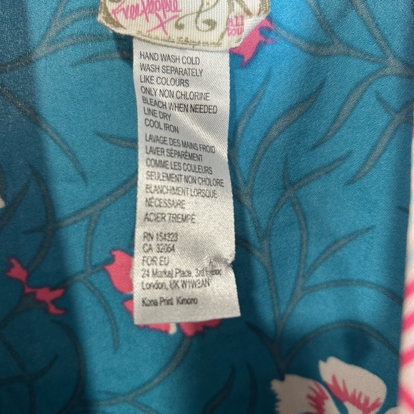 Free People Blue Floral Tunic - Picture 4 of 4